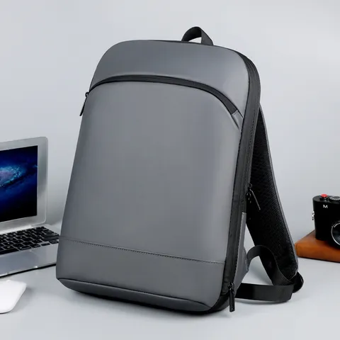 Mochila de Negocios Minimalista y Delgada para Hombres Mochila Impermeable para Laptop Gran Capacidad Bolsa Escolar de Viaje Casual