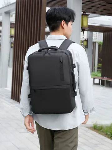 Mochila de Viaje de Negocios Impermeable Gran Capacidad Mochila para Portátil Transpirable Multifuncional Commuter