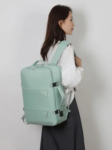 Mochila de Viaje Casual de Gran Capacidad Tela Oxford Impermeable Mochila Commuter de Negocios Para Mujeres Bolsa para Laptop Escolar