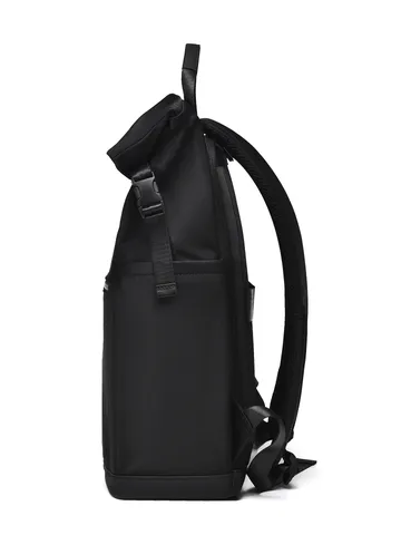 Men's Roll Top Backpack Large Capacity Business Commute Casual Travel Waterproof Laptop Backpack With Air Cushion Straps
