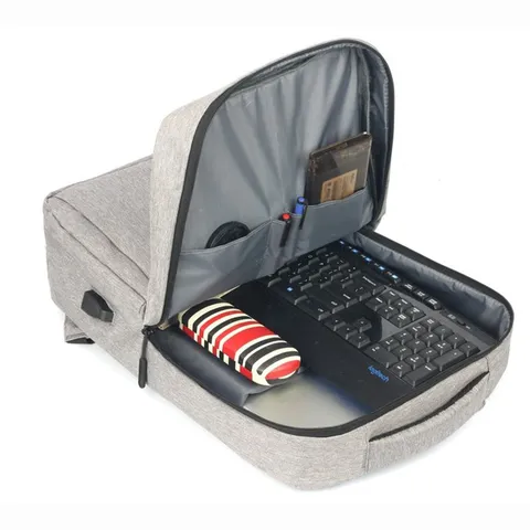 Mochila Casual de Negocios de Gran Capacidad Tela Oxford Impermeable Mochila de Viaje para Portátil para Hombres y Mujeres