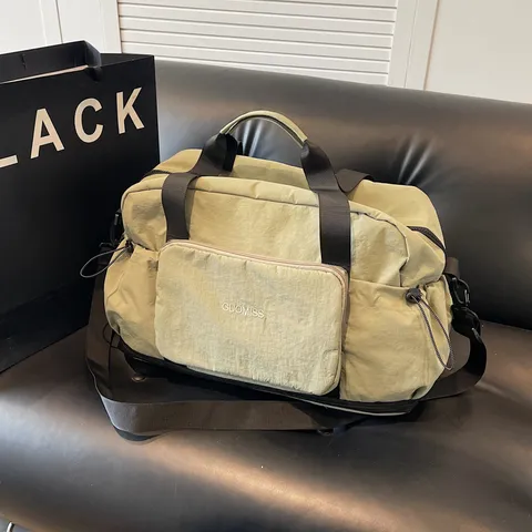 Bolsa de Viaje Multifuncional Ligera Gran Capacidad Impermeable Viaje Corto Bolsa de Gimnasio Plegable Para Mujer