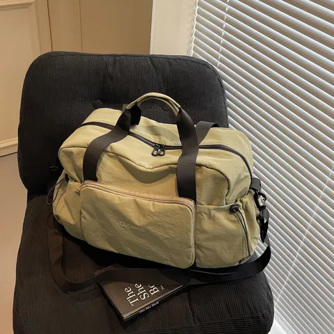 Bolsa de Viaje Multifuncional Ligera Gran Capacidad Impermeable Viaje Corto Bolsa de Gimnasio Plegable Para Mujer