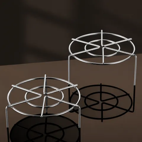 316L Stainless Steel Steaming Rack Heavy Duty Tripod Steamer Stand For Rice Cooker And Kitchen Cooking