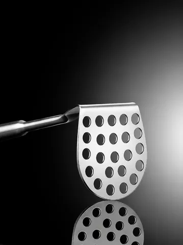Stainless Steel Potato Masher Heavy Duty Food Ricer Kitchen Tool Ergonomic Handle Fruit Vegetable Puree Maker