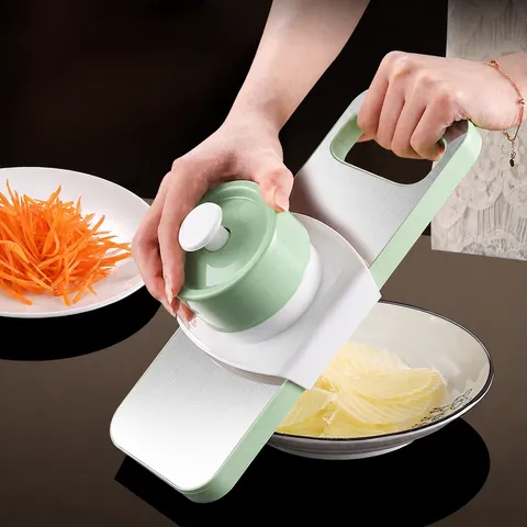 Multifunctional Vegetable Slicer Stainless Steel Potato Shredder Grater Kitchen Chopper With Interchangeable Blades