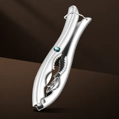 304 Stainless Steel Chestnut Opener Multi-functional Walnut Cracker Heavy Duty Nut Cracker Kitchen Tool