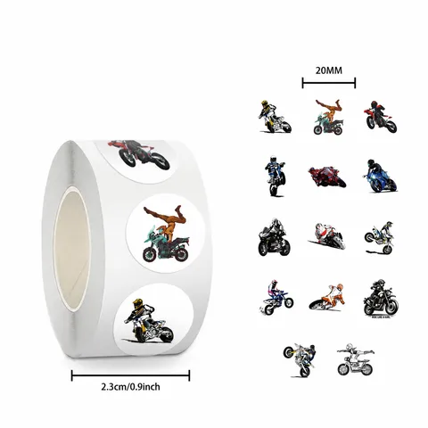 Dekorative Motorrad Rollen Aufkleber Wasserdichte Abziehbilder Für Auto Scrapbooking Handbuch Laptop Gepäck Handwerk Dekoration