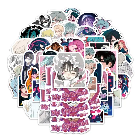 Cartoon Anime Bühnen Graffiti Aufkleber Wasserdichte PVC Abziehbilder Für Laptop Skateboard Koffer Wasserflasche Dekoration