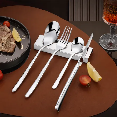 Support de Vaisselle en Acier Inoxydable 304 Repose Couteau Fourchette Cuillère Rangement de Bureau de Cuisine