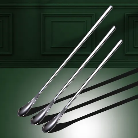 Stainless Steel Baby Milk Powder Stirring Rod Long Handle Mixing Spoon Infant Formula Stirrer With Storage Box