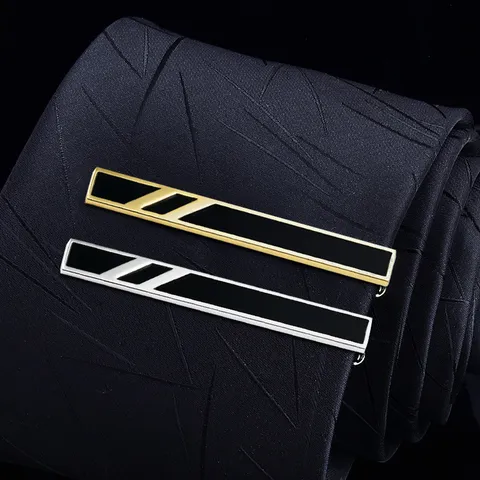 Mens Business Metal Tie Clip Geometric Striped Tie Pin Wedding Party Suit Accessories Fashion Jewelry