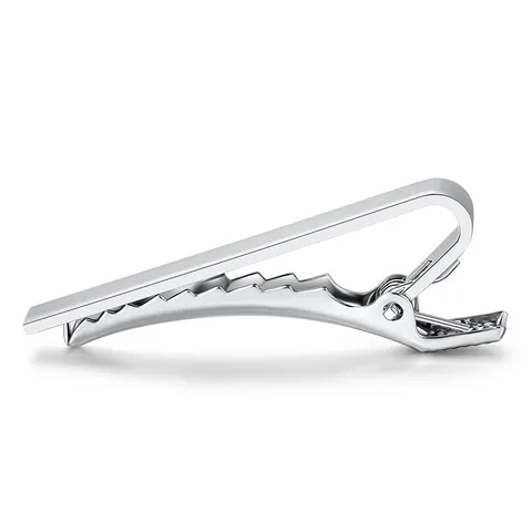 Pince à Cravate Courte en Cuivre pour Hommes Barrette de Cravate Formelle d'Affaires Pince de Cravate Géométrique Minimaliste Accessoire de Costume