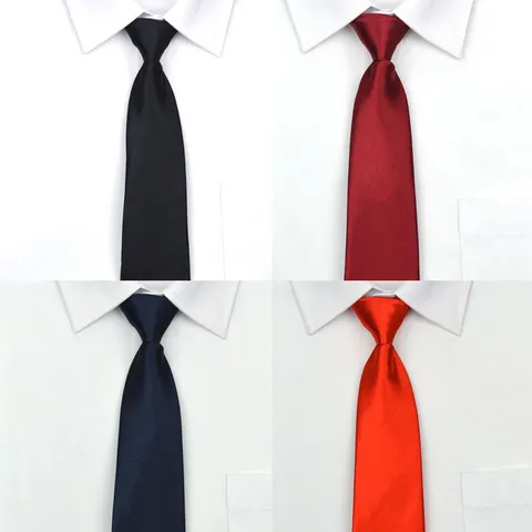 Donne Classico Tinta Unita Jacquard Cravatta con Cerniera Business Formale Cravatta a Punta di Freccia Per Ufficio Carriera Lavoro