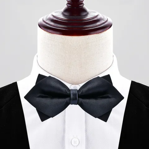 Herren Formelle Fliege Britischer Stil Spitz Fliege Hochzeit Business Bräutigam Anzug Elegante Halsbekleidung Zubehör Geschenk