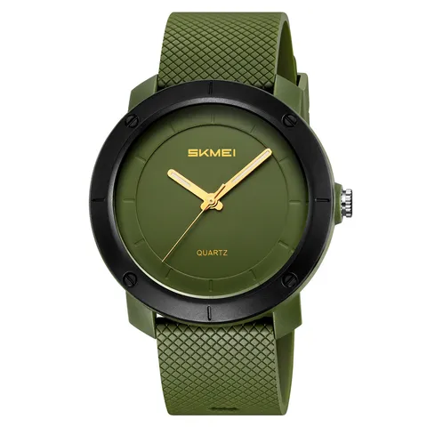 SKMEI Orologio al Quarzo Minimalista Uomo Donna Impermeabile 50M Cinturino in TPU Orologio Analogico Rotondo