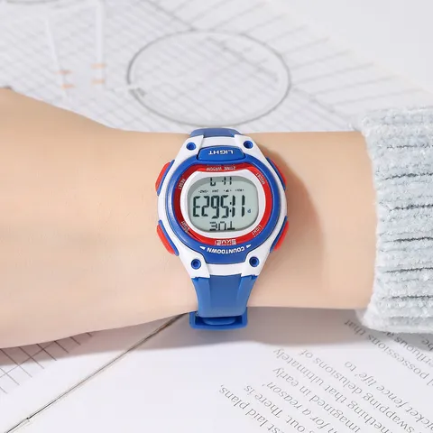 Kids Digital Sports Watch Multifunctional Waterproof Luminous Electronic Watch For Students Calendar Alarm Stopwatch Wristwatch