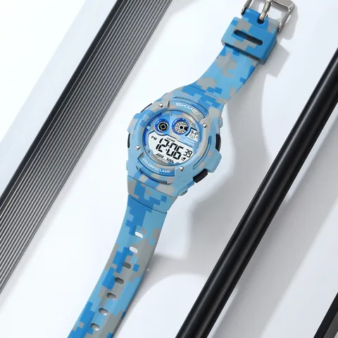 SKMEI Orologio Elettronico Digitale per Bambini Impermeabile Orologio Sportivo per Studenti Ragazzi Ragazze Con Luce LED Sveglia Cronometro