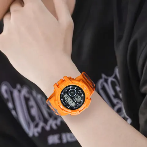 Kinder Camouflage Digitaluhr Multifunktion Wasserdicht Sportuhr Für Jungen Jugendliche Leuchtende Alarm Stoppuhr Uhr