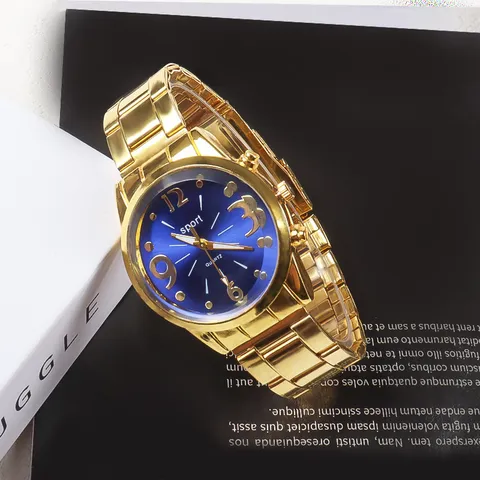 Fashion Quartz Watch With Luminous Pointer Metallic Strap Minimalist Round Dial Casual Business Wristwatch For Men Women