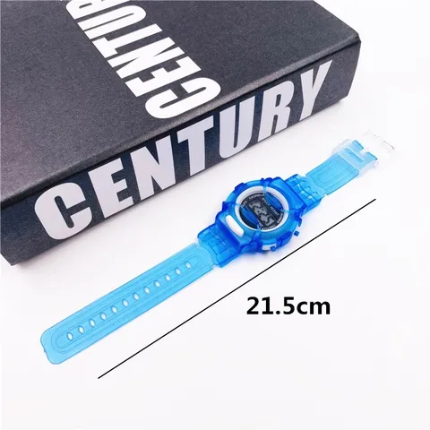 Kinder Elektronische Uhr Transparent Gelee Kunststoff Armbanduhr Mehrfarbig Sport Digitaluhr Für Jungen Mädchen Schule Geschenk