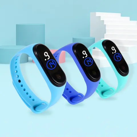 Mode LED Digitaluhr Sportarmband Wasserdichte Armbanduhr Für Herren Damen Studenten Paar Minimalistisches Smart-Armband