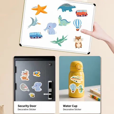 Kids Magic Static Reusable Sticker Book Educational Montessori Puzzle Toy Interactive Quiet Book Learning Game Gift