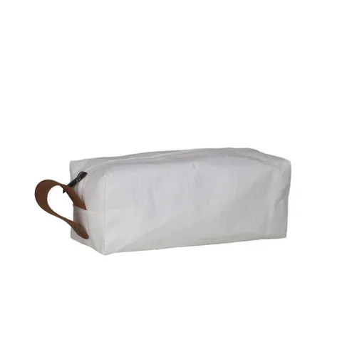 Bolsa de Cosméticos de Papel Kraft Lavable Impermeable Duradera Estuche de Maquillage de Viaje Portátil Organizador Multifuncional