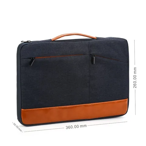 Sac pour Ordinateur Portable Business Décontracté Style Coréen Imperméable Résistant à l'Usure Tissu Oxford Housse Intérieure