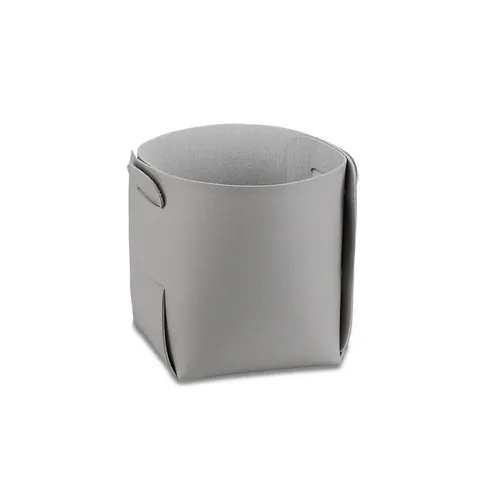 Caja de Almacenamiento de Escritorio de Cuero PU Bandeja Plegable Organizador Contenedor Multiusos Para Casa Oficina