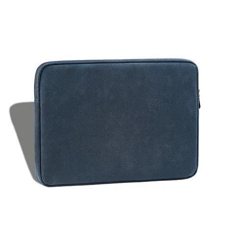 Vintage Frosted PU Leather Laptop Sleeve Waterproof Shockproof Computer Bag Business Briefcase Tablet Case