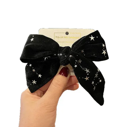 Halloween Hair Clips For Girls Black Bow Hairpins Ghost Festival Party Kids Pumpkin Bat Hair Accessories