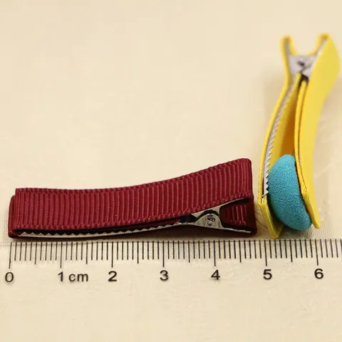 Koreanischer Stil Stoff Überzogen Krokodilklemmen Einfache Metall Haarnadeln DIY Haarschmuck Handgefertigt Seitenclips Für Damen Mädchen