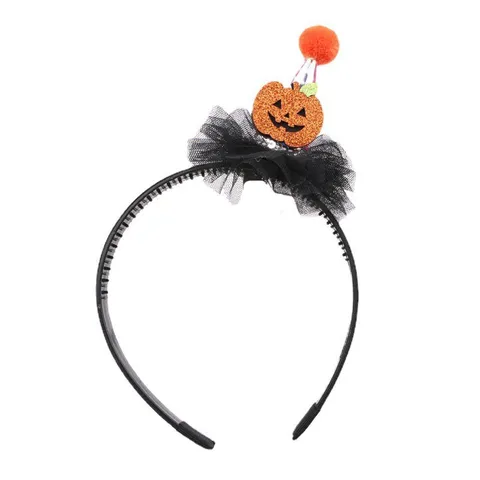 Halloween LED Leuchtendes Stirnband Für Kinder Kürbis Geist Zylinder Haarspange Laser Leuchtende Party Haar Accessoires Kinder Kreative Kopfbedeckung