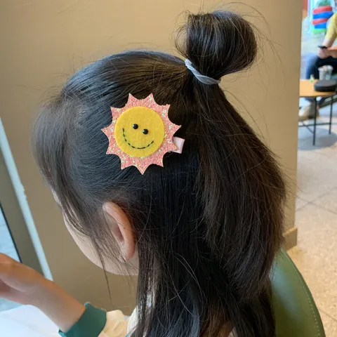 Kinder Haarspangen Mädchen Cartoon Frucht Haarnadeln Pailletten Glitzer Prinzessin Haarschmuck Erdbeere Wassermelone Seitenclips