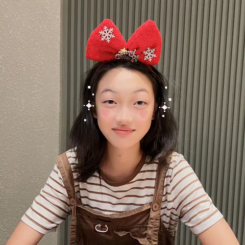 Serre-Tête De Noël Rouge Grand Nœud Papillon Pour Enfants Motif Flocon De Neige Pinces À Cheveux En Velours Accessoires De Cheveux Fête
