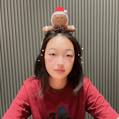 Christmas Gingerbread Man Plush Headband Soft Faux Fur Hair Clips Reindeer Holiday Hair Accessories For Kids Girls Toddlers Xmas Party Decoration