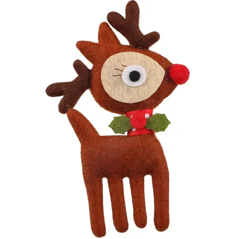 Weihnachten DIY Haarschmuck Materialien Filz Pailletten Weihnachtsmann Rentier Schneemann Handgefertigte Handwerk Dekor Für Kinder Haarklammern Backen