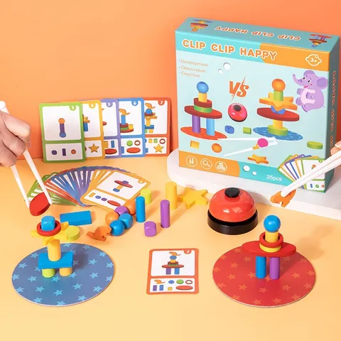 Kinder Hölzernes Biber Passendes Puzzle Brettspiel Pädagogisches Eltern Kind Interaktives Klemmen Bausteine Spielzeug Set
