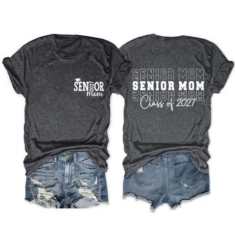 Women Casual Cotton T-Shirt Round Neck Short Sleeve Printed Loose Top Graphic Western Style Tee For Ladies Daily Wear Commuting