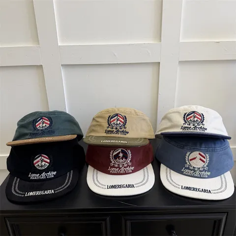 Koreaanse Mode Colorblock Fluweel Flatbrim Baseballpet Voor Heren Dames Streetwear Hiphop Borduurwerk Letter Snapback Hoed