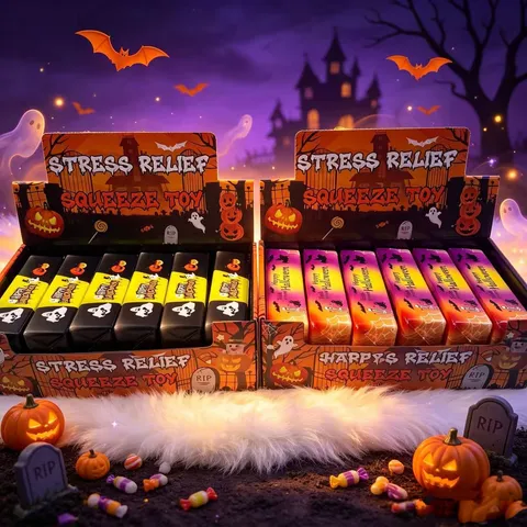 Halloween Slow Rebound Squishy Stressabbau Quetschspielzeug Simulation Butter Stick Für Partygeschenke