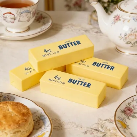 Simulation Butterstick Squishy Spielzeug Slow Rising PU Stressabbau Spielzeug Lustige Falsche Lebensmittel Butter Quetschspielzeug