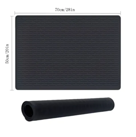 Cubierta de Silicona para Estufa Alfombrilla Protectora Resistente al Calor Escurridor Antideslizante para Cocina Hogar