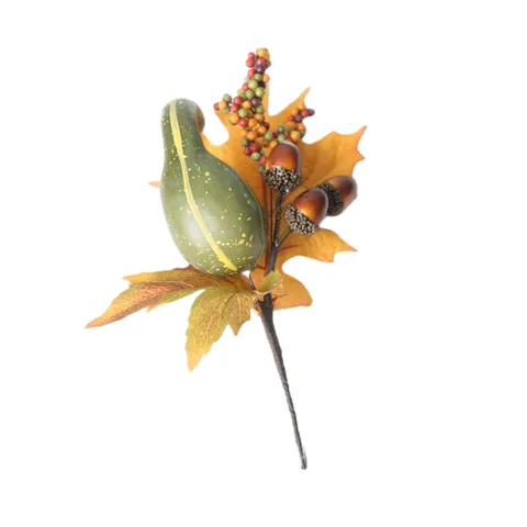 Halloween Decoratieve Inzetstukken Esdoornblad Krans Pompoen Dennenappel Bessen Accessoires Oogstfeest Herfst Decor