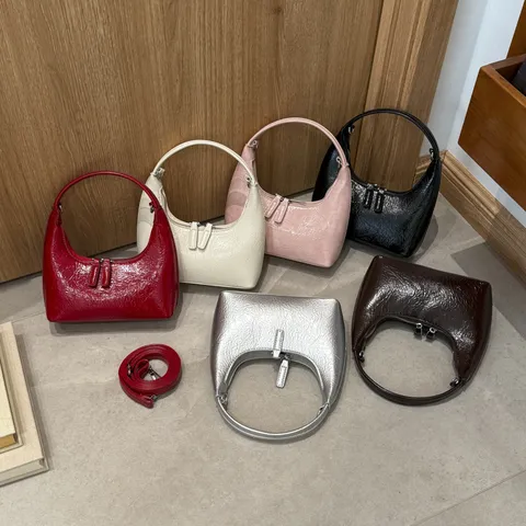 Koreanischer Stil Minimalistisch Nische Design Baguette Tasche Damen Cordsamt Einfarbig Chic Mode Pendeln Schulter Umhängetasche Handtasche