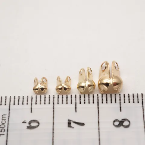 Fermoir de Chaîne de Perles en Fer Pince de Perle de Retenue Boucle Latérale à Double Trou Collier Connexion Finition Apprêts Bijoux DIY