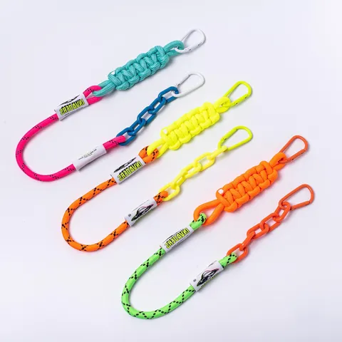 Lanière de Téléphone Portable Tissée Tendance Multicolore Sangle Suspendue de Sac de Mode et Accessoire de Vêtement