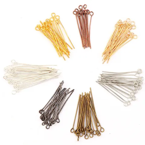 Épingles à Œillet en Métal DIY Fabrication de Bijoux Accessoires Connecteurs de Broches Métalliques Pour Artisanat de Perles