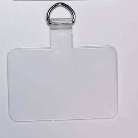Patch de Lanière pour Téléphone Portable en Acier Inoxydable Clip Métallique Anti-Perte Languette de Fixation pour Coque de Téléphone